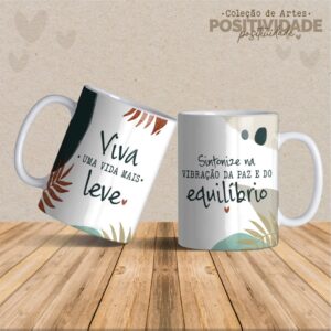 Pacote de Artes Caneca Positividade