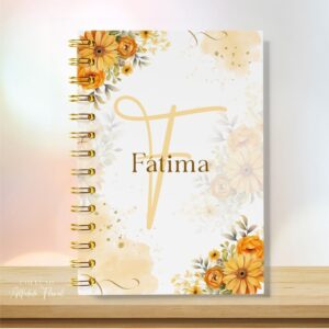 Pacote de Artes Agenda Alfabeto Floral V24