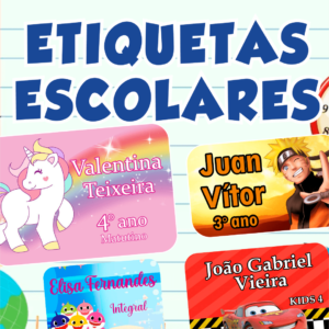 Pack Etiquetas Escolares
