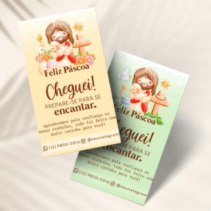 Pacote de Artes Cartão Agradecimento Páscoa Cristã