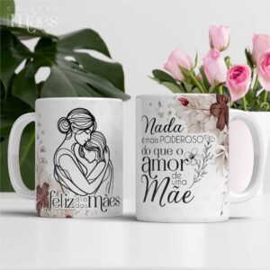 Pacote de Artes Canecas Dia das Mães V24