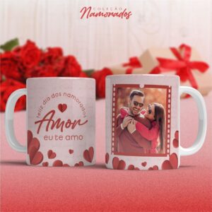 Pacote de Artes Canecas Personalizadas Namorados V24 COM FOTO
