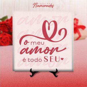 Pacote de Artes Azulejos Personalizados Namorados V24 SEM FOTO