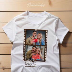 Pacote de Artes Camisetas Personalizadas Namorados V24 COM FOTO