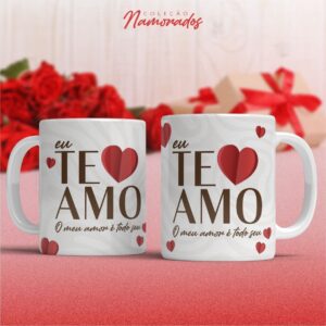 Pacote de Artes Canecas Personalizadas Namorados V24 SEM FOTO