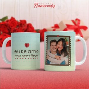 Pacote de Artes Canecas Personalizadas Namorados V24 COM FOTO