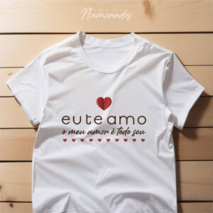 Pacote de Artes Camisetas Personalizadas Namorados V24 SEM FOTO