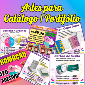 Artes Para Catálogo / Portifólio de Serviços Gráficos